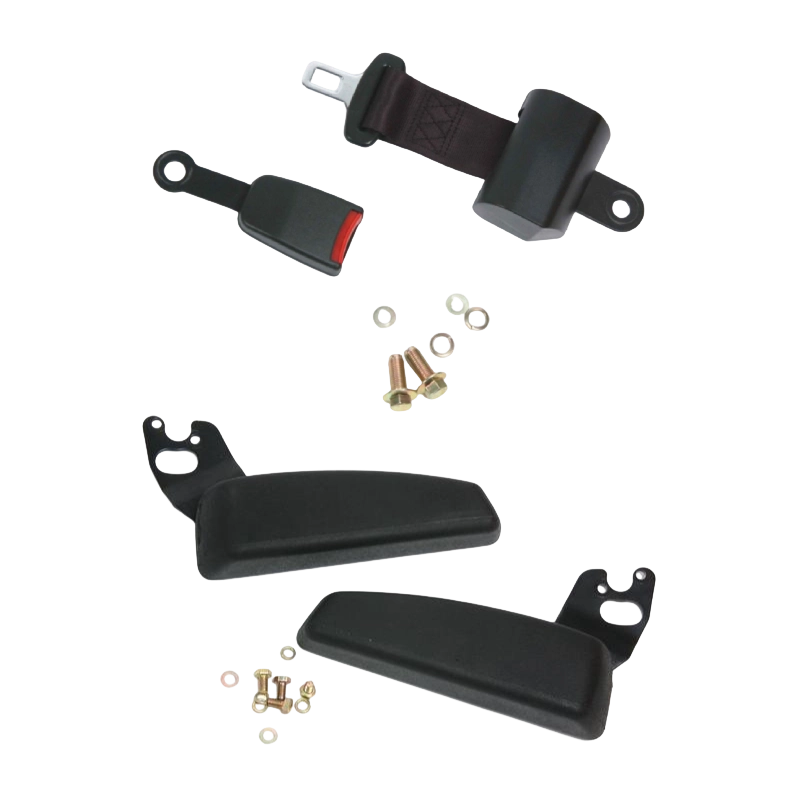 BF1-1 Slitesterk ergonomisk sertifisert gaffeltrucksete for forbrenningsgaffeltrucker med svart vinyl