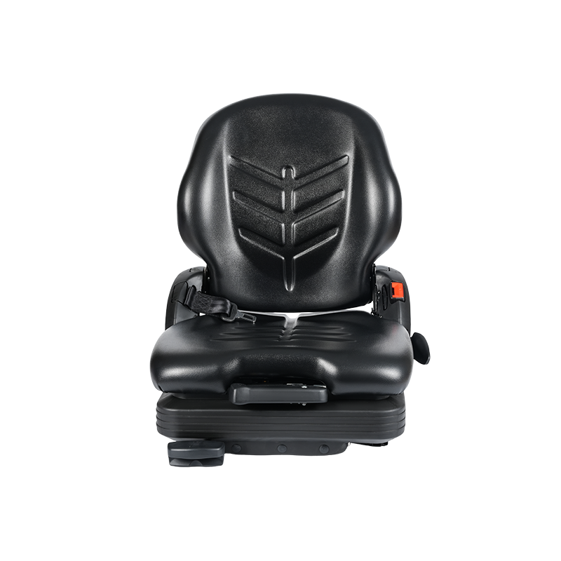 BF16 lav-profil vinyl erstatning mekanisk fjærende sete for materialhåndtering gaffeltruck utstyr - svart med EN13490 IT1+IT2