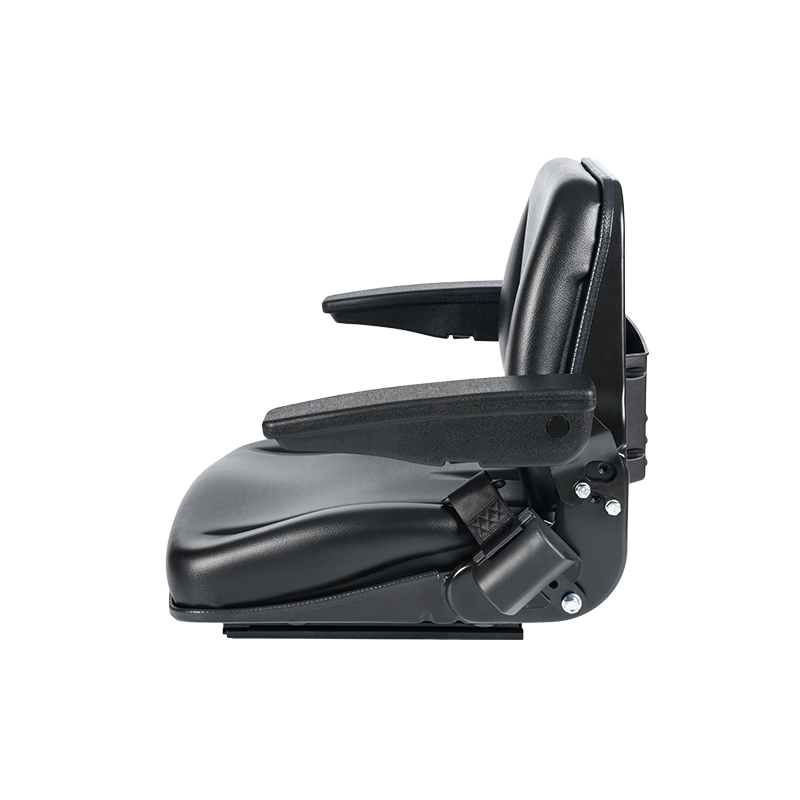 BF8-4 Holdbart mekanisk sammenleggbart landbrukssete for landbruksgaffeltrucker med vektjustering 