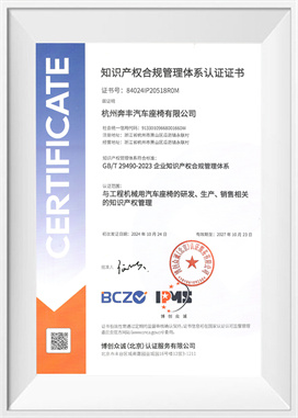 Intellectual Property Compliance Management System-sertifisering-CN