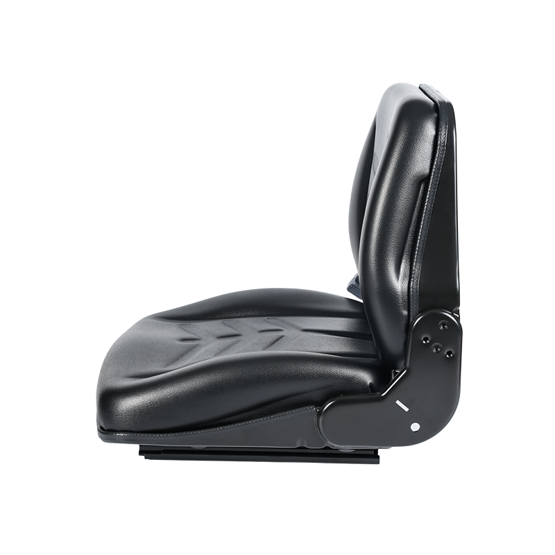 BF8-4 pålitelig halvfjæret sete for flyplassslepetraktorer med mekanisk fjæring og 15° ryggstøtte